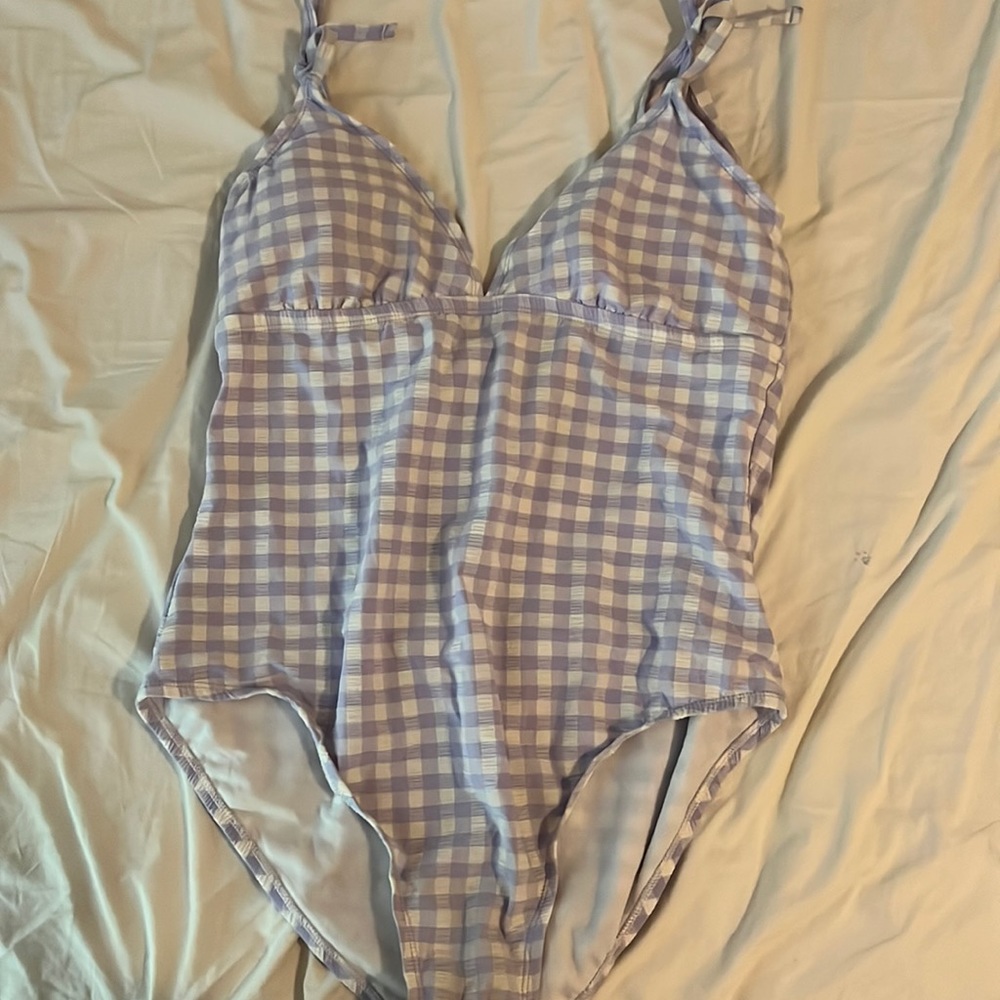 purple one peace bathing suit